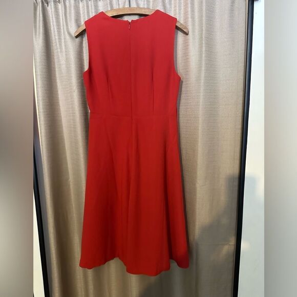 Ann Taylor Orange Midi Dress - Picture 2 of 5